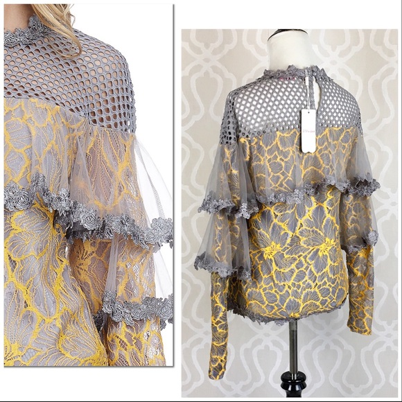 Victorian Flower and Lace Top - Picture 8 of 8